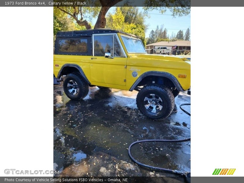 Canary Yellow / Black 1973 Ford Bronco 4x4