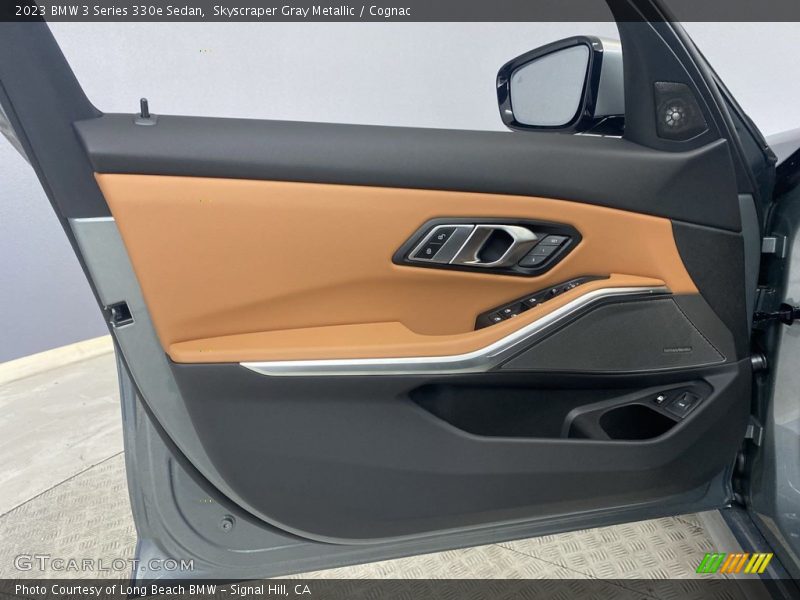 Skyscraper Gray Metallic / Cognac 2023 BMW 3 Series 330e Sedan