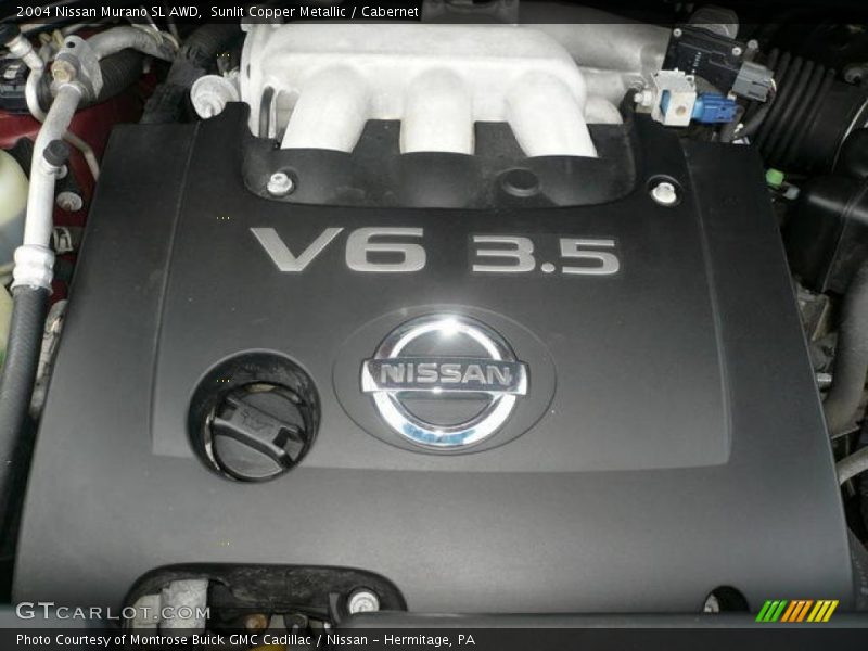 Sunlit Copper Metallic / Cabernet 2004 Nissan Murano SL AWD