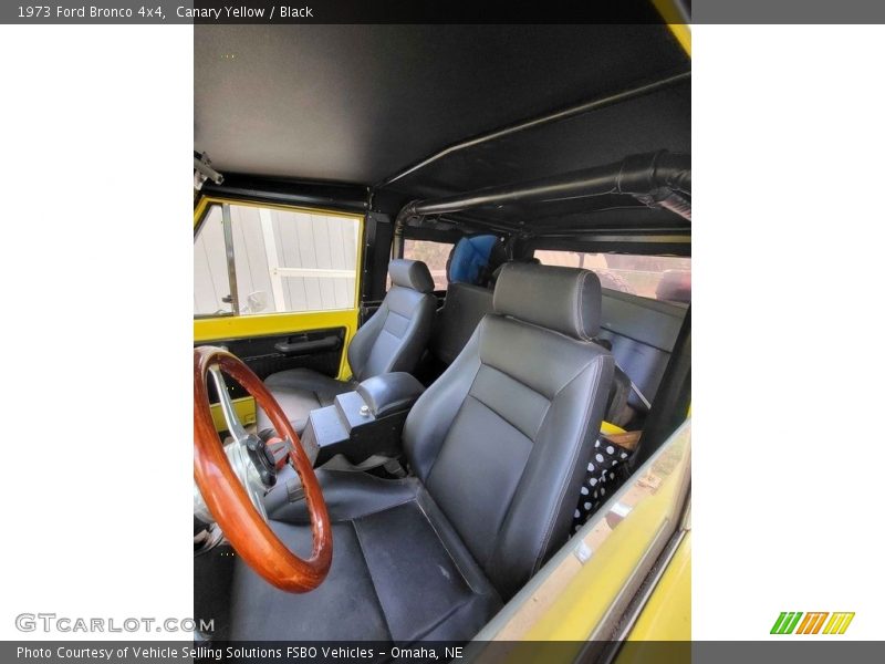 Canary Yellow / Black 1973 Ford Bronco 4x4