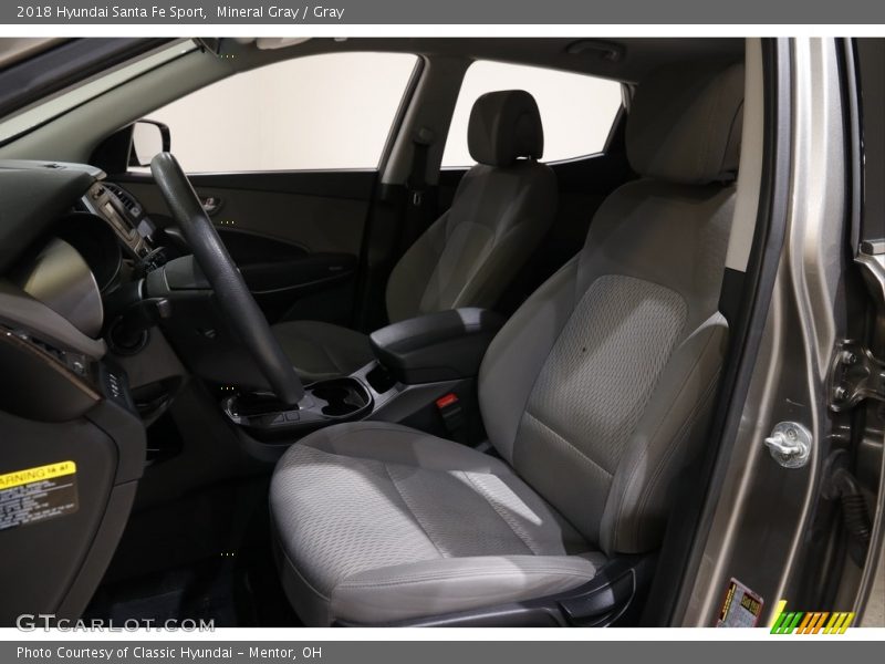 Mineral Gray / Gray 2018 Hyundai Santa Fe Sport