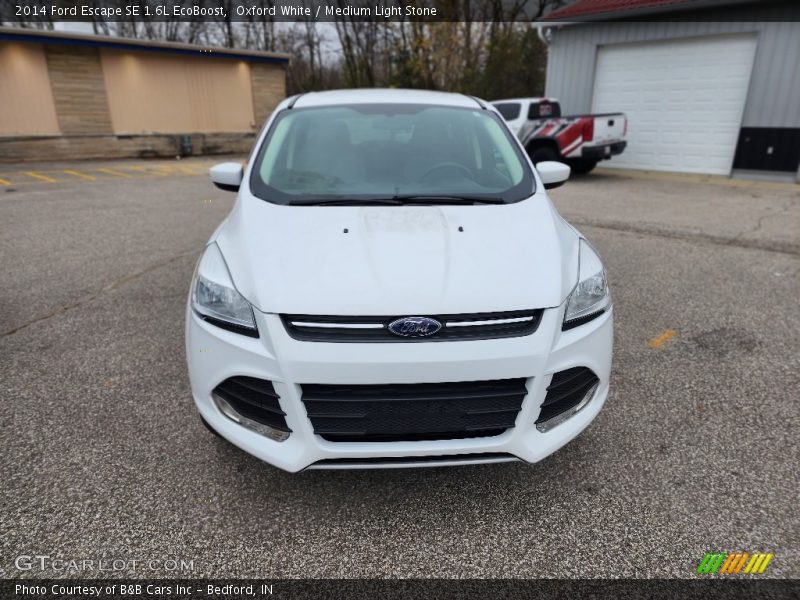 Oxford White / Medium Light Stone 2014 Ford Escape SE 1.6L EcoBoost