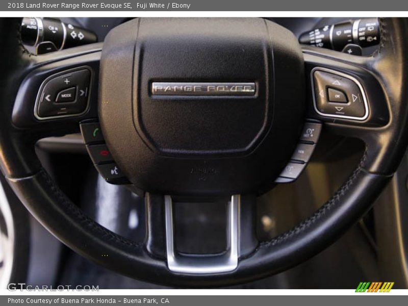 Fuji White / Ebony 2018 Land Rover Range Rover Evoque SE