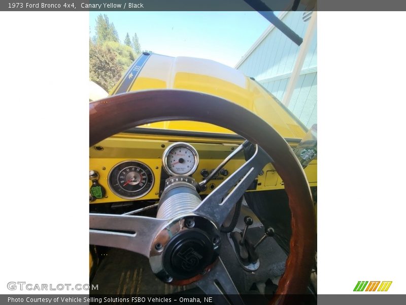 Canary Yellow / Black 1973 Ford Bronco 4x4