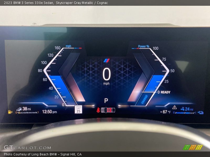Skyscraper Gray Metallic / Cognac 2023 BMW 3 Series 330e Sedan
