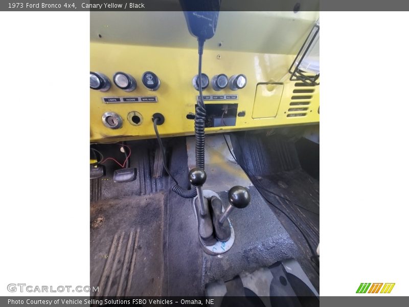 Canary Yellow / Black 1973 Ford Bronco 4x4