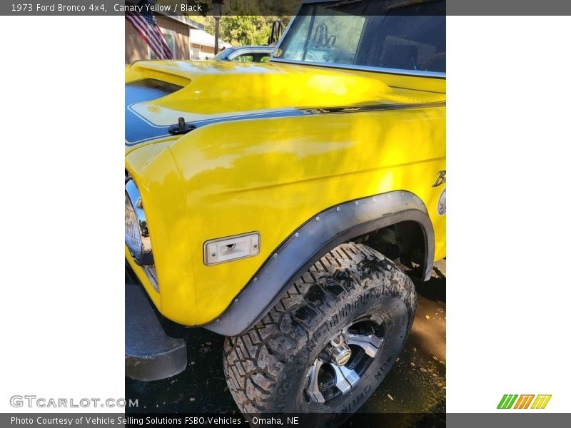 Canary Yellow / Black 1973 Ford Bronco 4x4