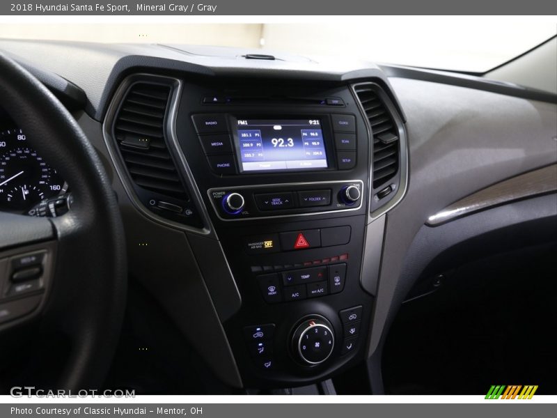 Mineral Gray / Gray 2018 Hyundai Santa Fe Sport