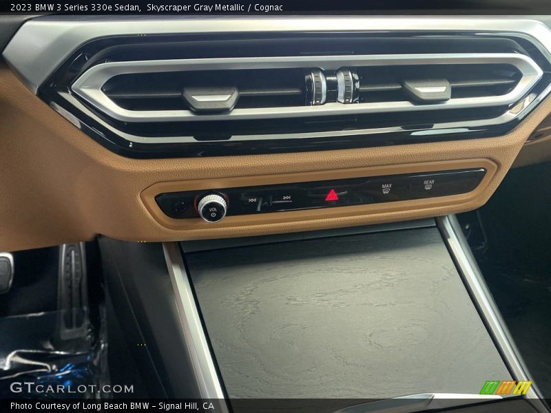 Skyscraper Gray Metallic / Cognac 2023 BMW 3 Series 330e Sedan