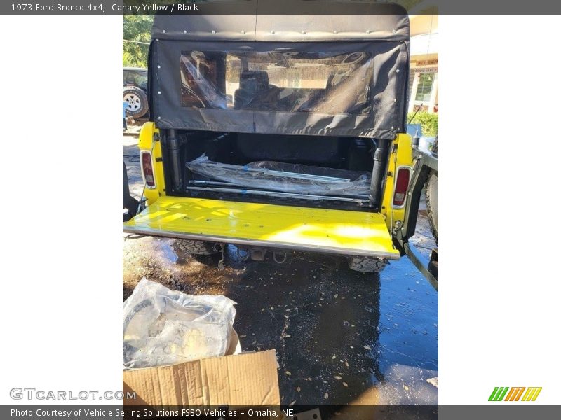 Canary Yellow / Black 1973 Ford Bronco 4x4