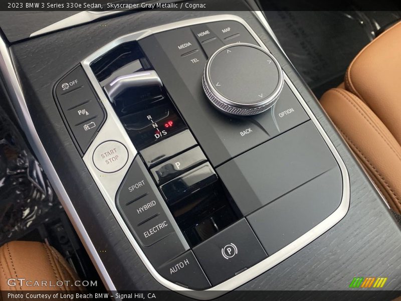 Skyscraper Gray Metallic / Cognac 2023 BMW 3 Series 330e Sedan