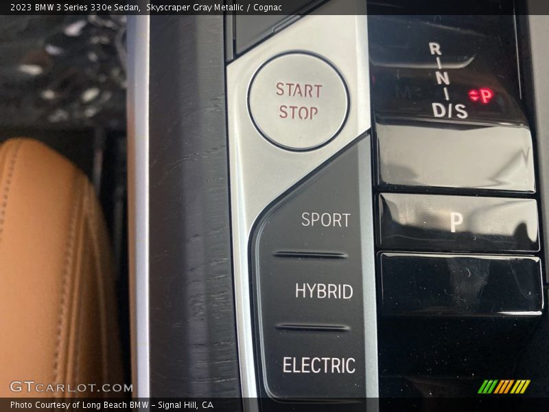 Skyscraper Gray Metallic / Cognac 2023 BMW 3 Series 330e Sedan
