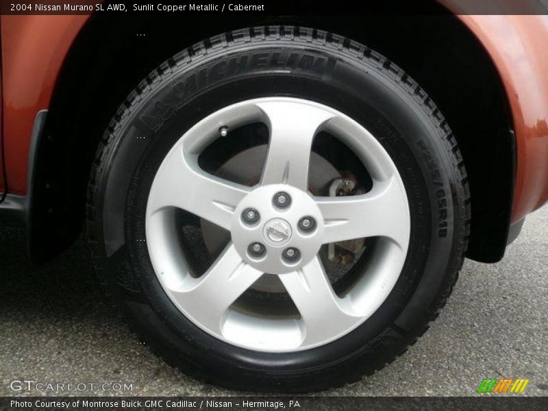 Sunlit Copper Metallic / Cabernet 2004 Nissan Murano SL AWD