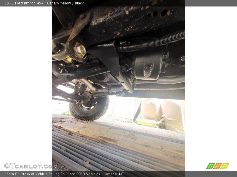 Canary Yellow / Black 1973 Ford Bronco 4x4