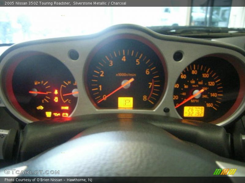 Silverstone Metallic / Charcoal 2005 Nissan 350Z Touring Roadster
