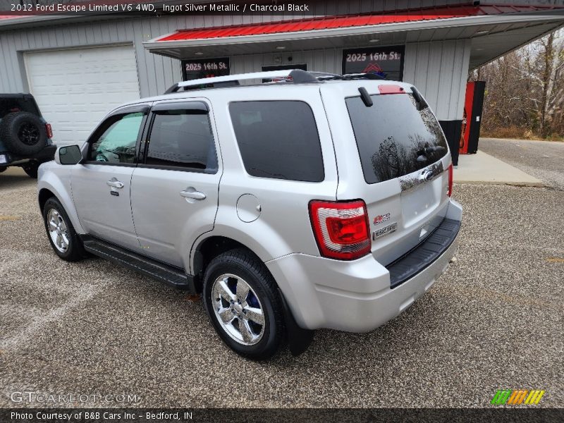 Ingot Silver Metallic / Charcoal Black 2012 Ford Escape Limited V6 4WD