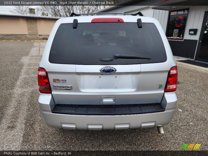 Ingot Silver Metallic / Charcoal Black 2012 Ford Escape Limited V6 4WD
