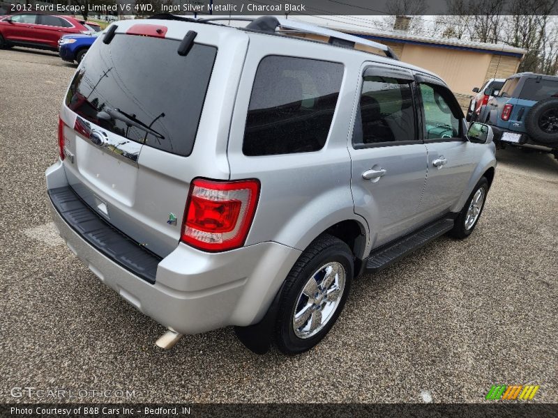 Ingot Silver Metallic / Charcoal Black 2012 Ford Escape Limited V6 4WD