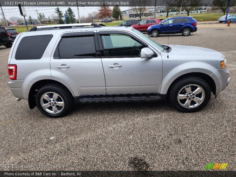 Ingot Silver Metallic / Charcoal Black 2012 Ford Escape Limited V6 4WD