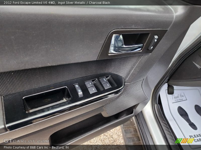 Ingot Silver Metallic / Charcoal Black 2012 Ford Escape Limited V6 4WD