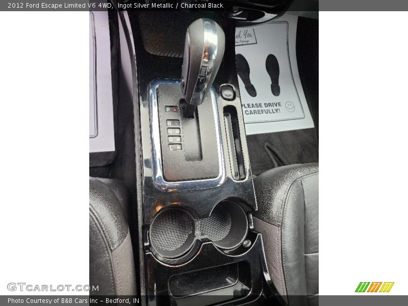 Ingot Silver Metallic / Charcoal Black 2012 Ford Escape Limited V6 4WD