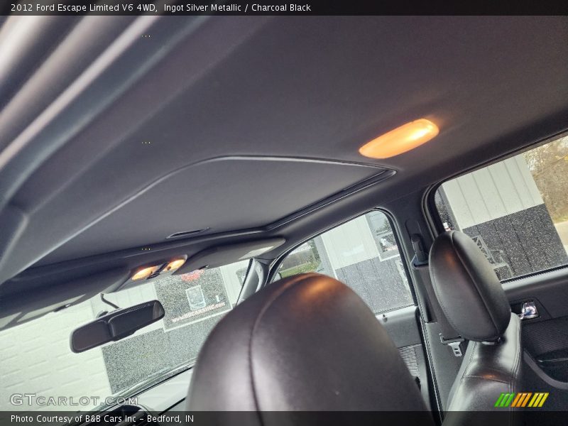 Ingot Silver Metallic / Charcoal Black 2012 Ford Escape Limited V6 4WD