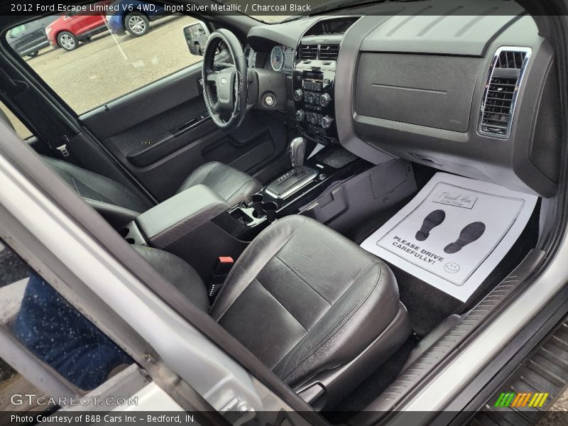 Ingot Silver Metallic / Charcoal Black 2012 Ford Escape Limited V6 4WD