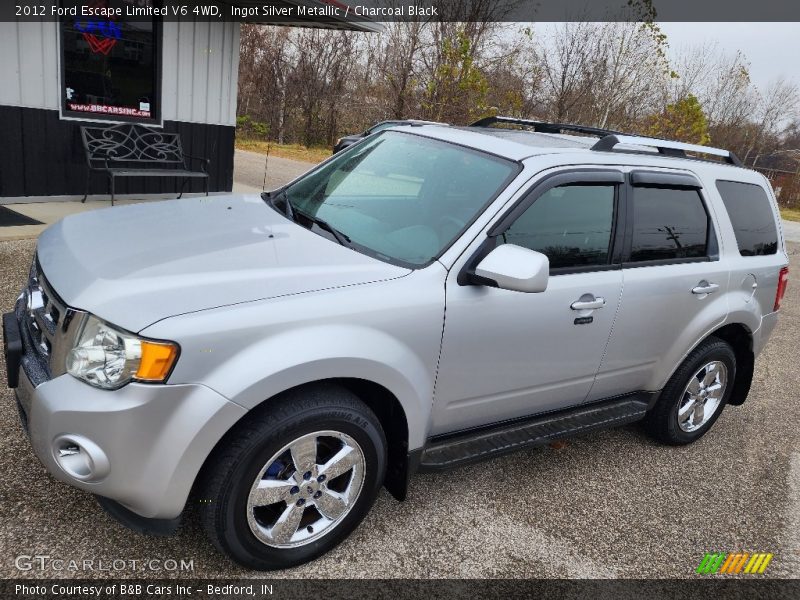 Ingot Silver Metallic / Charcoal Black 2012 Ford Escape Limited V6 4WD