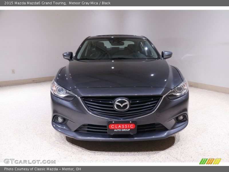 Meteor Gray Mica / Black 2015 Mazda Mazda6 Grand Touring