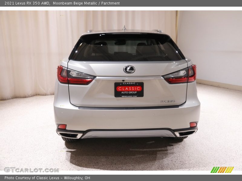 Moonbeam Beige Metallic / Parchment 2021 Lexus RX 350 AWD