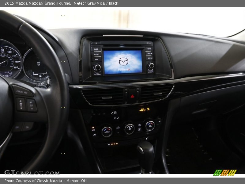 Meteor Gray Mica / Black 2015 Mazda Mazda6 Grand Touring