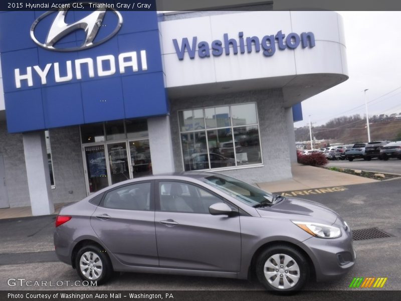 Triathlon Gray / Gray 2015 Hyundai Accent GLS