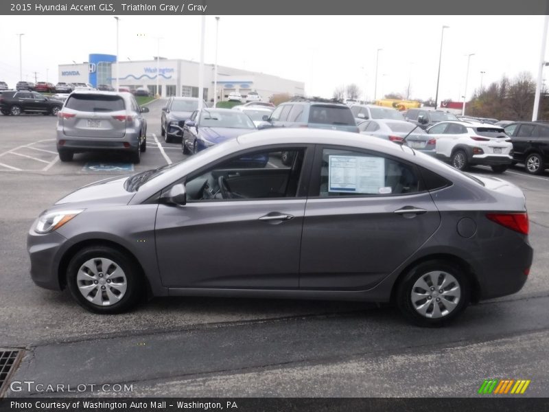 Triathlon Gray / Gray 2015 Hyundai Accent GLS