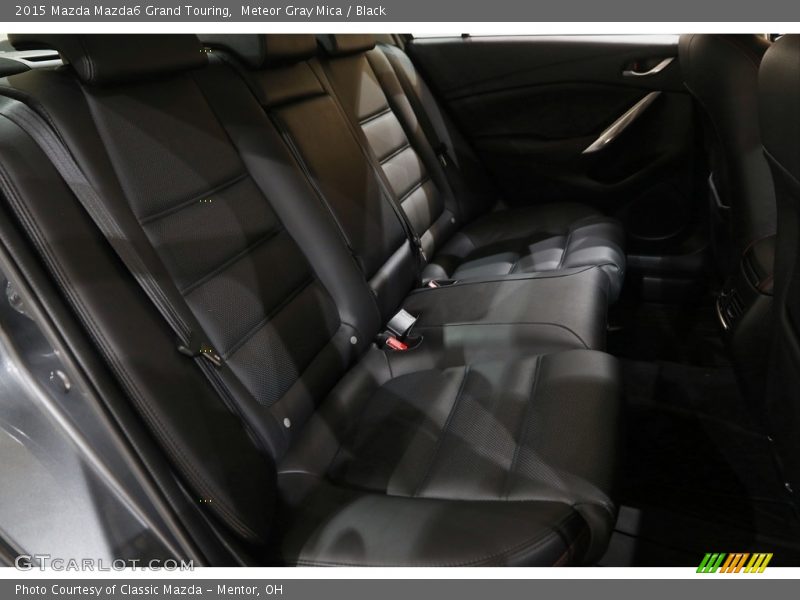 Meteor Gray Mica / Black 2015 Mazda Mazda6 Grand Touring