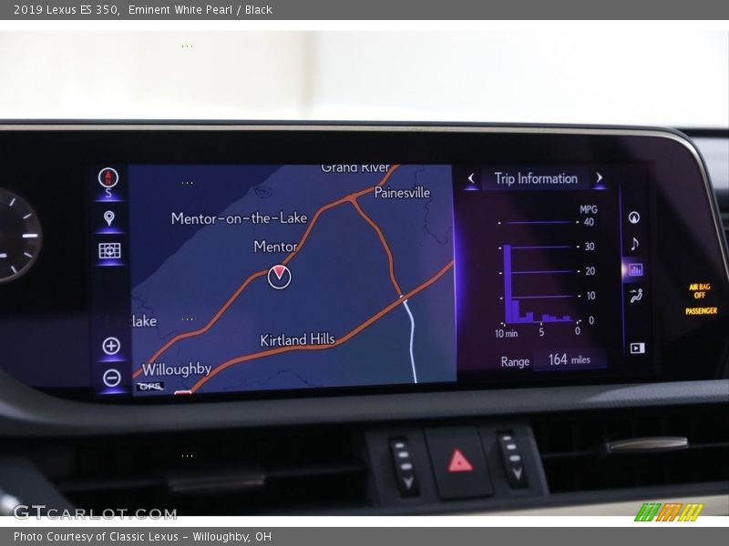 Eminent White Pearl / Black 2019 Lexus ES 350