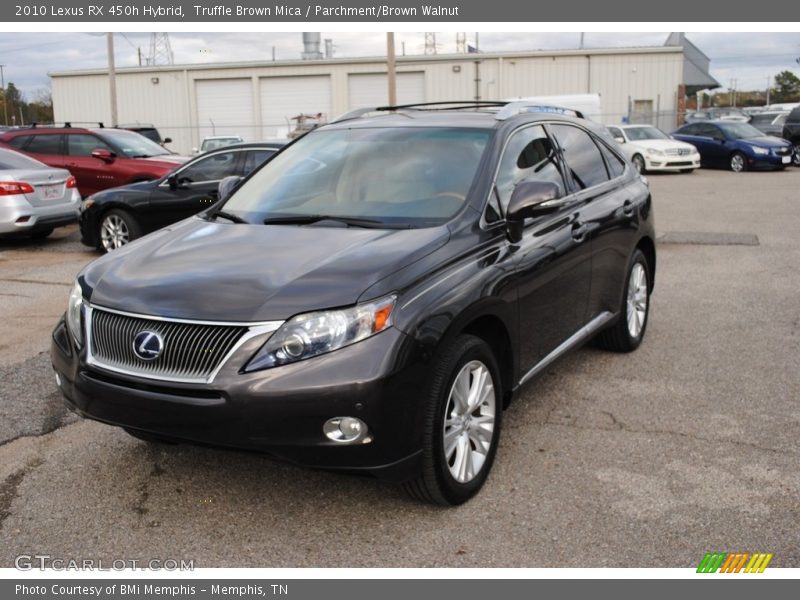 Truffle Brown Mica / Parchment/Brown Walnut 2010 Lexus RX 450h Hybrid