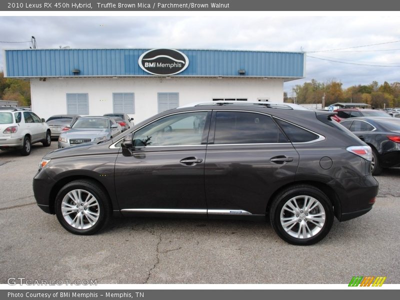 Truffle Brown Mica / Parchment/Brown Walnut 2010 Lexus RX 450h Hybrid