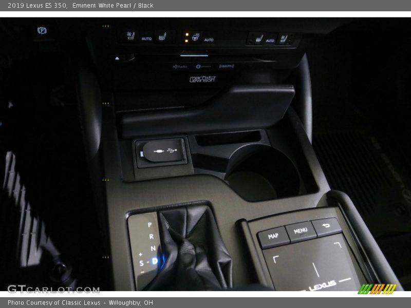 Eminent White Pearl / Black 2019 Lexus ES 350