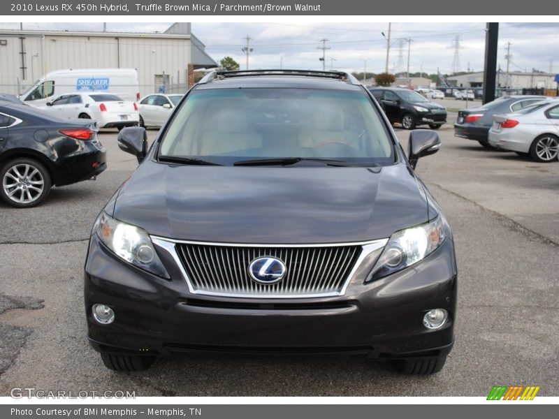 Truffle Brown Mica / Parchment/Brown Walnut 2010 Lexus RX 450h Hybrid