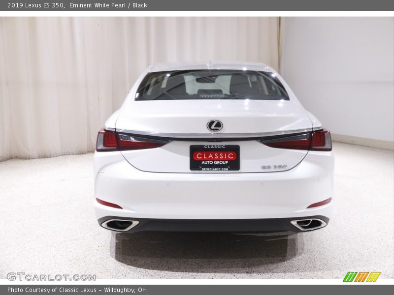 Eminent White Pearl / Black 2019 Lexus ES 350