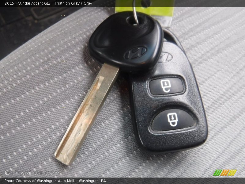 Keys of 2015 Accent GLS