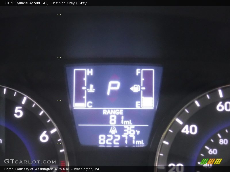 Triathlon Gray / Gray 2015 Hyundai Accent GLS