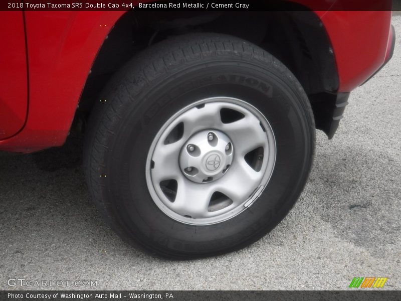 Barcelona Red Metallic / Cement Gray 2018 Toyota Tacoma SR5 Double Cab 4x4