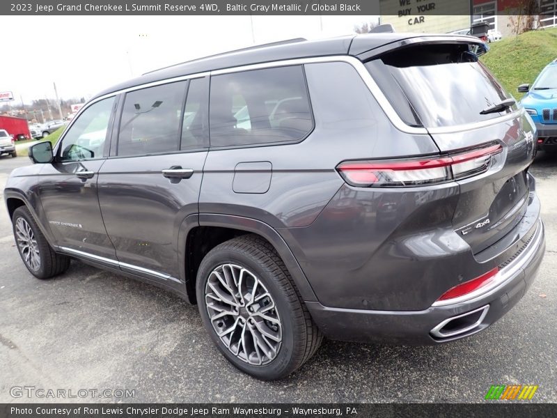 Baltic Gray Metallic / Global Black 2023 Jeep Grand Cherokee L Summit Reserve 4WD