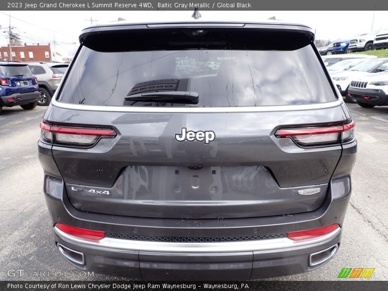 Baltic Gray Metallic / Global Black 2023 Jeep Grand Cherokee L Summit Reserve 4WD