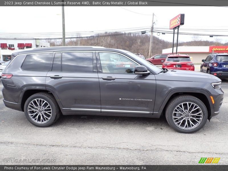 Baltic Gray Metallic / Global Black 2023 Jeep Grand Cherokee L Summit Reserve 4WD