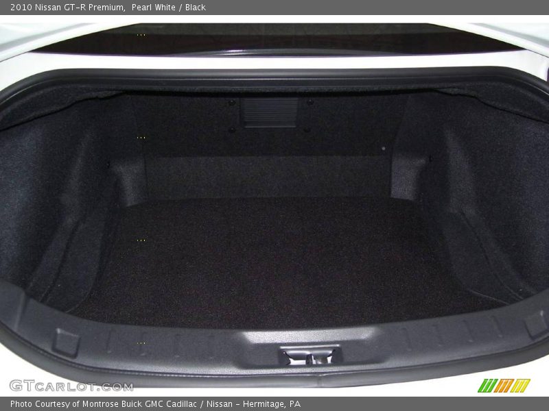 Pearl White / Black 2010 Nissan GT-R Premium
