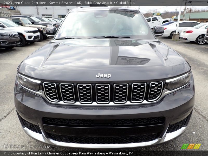 Baltic Gray Metallic / Global Black 2023 Jeep Grand Cherokee L Summit Reserve 4WD