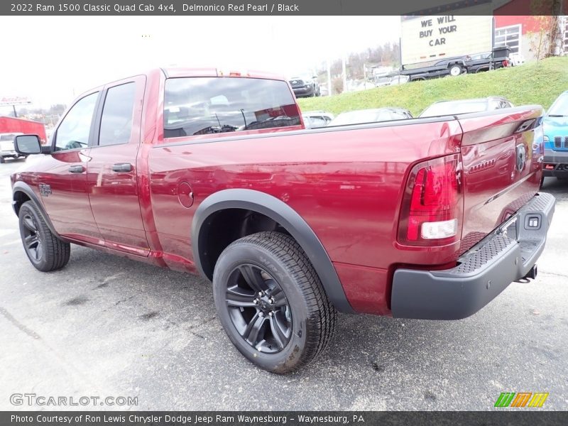 Delmonico Red Pearl / Black 2022 Ram 1500 Classic Quad Cab 4x4