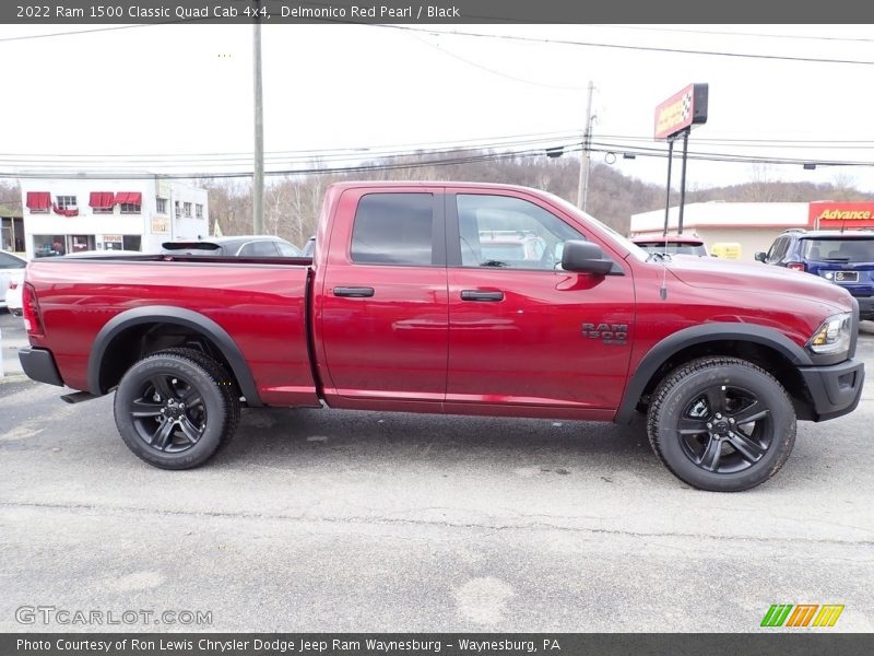 Delmonico Red Pearl / Black 2022 Ram 1500 Classic Quad Cab 4x4